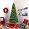 9ft. Pre-Lit Wisconsin Slim Snow Tip Pine Artificial Christmas Tree with Clear LED Lights